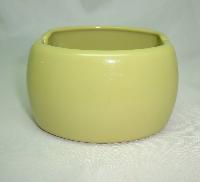 Fabulous Wide Chunky Green Plastic Magnetic Clamper Bangle Bracelet