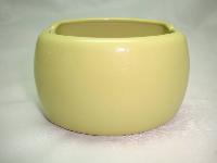 Fabulous Wide Chunky Green Plastic Magnetic Clamper Bangle Bracelet