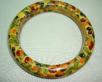 Vintage 70s L & P for Buch and Deichmann Copenhagen Cherries Bangle