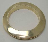 Vintage 80s Stunning Monet Heavy Gold Bangle Bracelet
